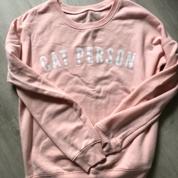 Cat Person Sweatshirt • Size XS - Picture 5 of 6